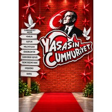 Promisebackdrop2 150X200 Cm, 29 Ekim Cumhuriyet Bayramı, Okul Etkinlik Kumaş Fon