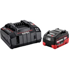 Metabo Tek Akü Başlangıç Seti - 18V 5.5 Ah Lihd Akü + Metabo Asc 145 Şarj Cihazı - 625368000 + 627378000