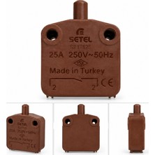 Universal Setel S21T125 25A 250V Şofben Termik Şalter Isı Anahtarı Şofbene Uyumlu 1