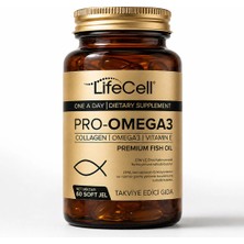 Life Cell Omega 3 Epa Dha 1000 mg - 60 Adet Soft Jel Balık Yağı Desteği