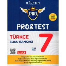 Bilfen Yayıncılık 7. Sınıf Türkçe Pro-Test Soru Bankası