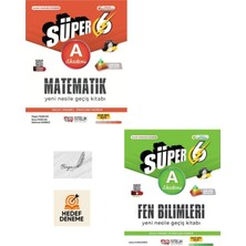 Nitelik Yayınları Nitelik 6.sınıf Süper A Matematik Fen Bilimleri Yeni Nesil Geçiş Kitabı Hedef Deneme