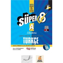 Nitelik Yayınları Nitelik 8.sınıf Süper A Türkçe Yeni Nesil Geçiş Kitabı Hedef Deneme