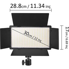 Bf Pro 800 Ledli Profesyonel LED Işık Ürün Çekim Işığı Video Işığı Sürekli LED Işık ( 2 Adet F770 Batarya ve Şarj Aleti Hediye  )