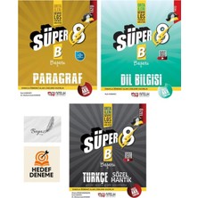 Nitelik Yayınları Nitelik 8.sınıf Süper B Paragraf Dil Bilgisi Türkçe Sözel Mantık Soru Kitabı Hedef Deneme