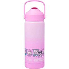 Smiggle Hellokity And Friends Çelik Yalıtımlı 550 ml Içecek Şişesi