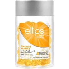 Yumuşak ve Işıltılı Saçlar İçin Ellips 50 Parça Argan Yağı ile Zenginleştirilmiş Saç Bakımı