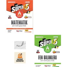 Nitelik Yayınları Nitelik 5.sınıf Süper A Matematik Fen Bilimleri Soru Kitabı Hedef Deneme