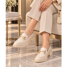 Zenora Shoes Kadın Loafer Makosen Casual Tokalı Günlük Yumuşak Ayakkabı