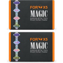 Forx5 Milk Karışık Bitki Tozu 60 Şase Lezzetli Içecek Karışımı