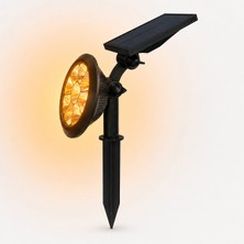 Cata Mila Amber 18W Solar Bahçe Aydınlatması – IP65 Kazıklı Güneş Enerjili Spot