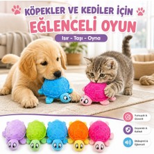 Duffa Peluş Köpek Oyuncağı Deniz Kaplumbağası - Hışırtılı Çıtırtılı Sesli Yumuşak Evcil Hayvan Oyuncağı - Kedi Yavru Köpek Küçük Irklar Için Interaktif Oyun