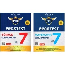 Bilfen Yayıncılık 7. Sınıf Türkçe - Matematik Pro-Test Soru Bankası