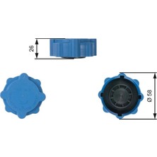 Gates Radyatör Yedek Su Depo Kapağı Vw Favorit - Felicia 1990-1990 6U0121321A