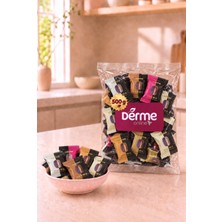Derme Online Hurma - Bademli Çikolata Kaplı (Bitter, Sütlü, Beyaz, Karamel, Çilek, Kıtır) 500 G