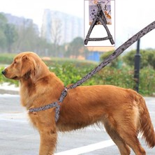 Marsilyan Ergonomik Yumuşak Dokulu Terletmez Köpek Göğüs Tasması Medium (4887)
