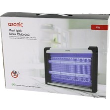 Store 2 Ledli Sinek Öldürücü Cız Makine 4W - 2000V 30M2 Etkinlik Alanı AS-A28