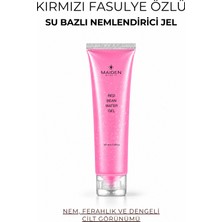 Maiden Beauty Su Bazlı Nemlendirici, Gözenek Karşıtı, Onarıcı, Yoğun Nemlendirici, Kırmızı Fasulye Özlü Jel 100 ml