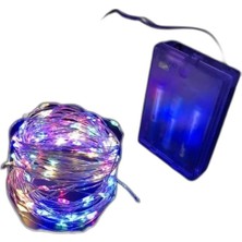 Raftan Topla GD957 Şerit Pilli Aydınlatma 3 Metre 30 Adet Rgb Peri LED