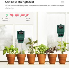 Store Primex Px-Ph MS02 3’ü 1 Arada Toprak Ph Ölçer, Toprak Nemi Işık ve Ph Test Cihazı, Pilsiz Çift Problu Bitki Bakım Ölçer, Saksı Bahçe Çim Sera Çiftlik Iç ve Dış Mekan Kullanımı Için Toprak Analiz Aleti