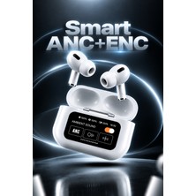 Soffany Dokunmatik Ekran Smart Tws Bluetooth V5.5 Versiyon Kulaklık - Anc+Enc Gürültü Önleme, Hd Mikrofon, Bass Ses, Kablosuz Kulak Içi