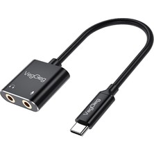 Store Type-C Ses Kartı 3.5mm Kulaklık ve Mikrofon Girişli