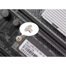 Store 2 Adet M2 Vida, Metrik Yıldız Uçlu, Nvme M.2 SSD Montajı Için + Tornavida + Asus Anakart Sabitleme Klipsi