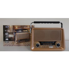 Everton RT-756  Bluetooth Fm-Usb-Tf-Aux Şarjlı Nostaljik Radyo