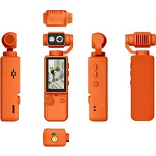 Bezos 4K Video Çekim Özellikli Gimbal Kamera 180 Derece Dönebilen Lens Stabil Çekim