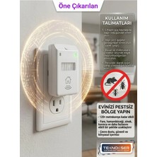 Eser Ticarett Elektronik Fare ve Haşere Kovucu - Tak Çalıştır Ultrasonik Böcek Uzaklaştırıcı