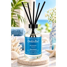 Ordoveni Okyanus Kokulu Bambu Çubuklu Oda Kokusu 100 ml | Ferah ve Serinletici Okyanus Aroması | Uzun Süre Etkili Oda Kokusu | Çubuklu Koku Difüzörü | Ev, Ofis ve Yaşam Alanları Için