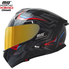 Mts Prohelmet X340 Cramo Tam-Yüz Motosiklet Kaskı - Motodede