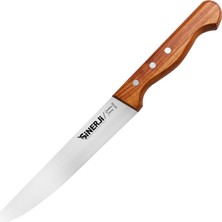 Wooden Gül Saplı Mutfak Bıçağı 16 cm