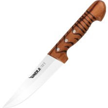 Wooden Saplı Kasap Bıçağı 14,5 cm