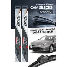 Dust Renault Laguna Grandtour 2008-SONRASI Uyumlu Silecek Takımı 650MM/400MM S9