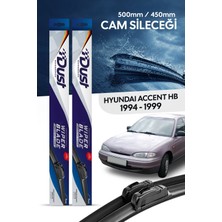 Dust Hyundai Accent Hatchback Silecek Takımı 1994-1999 Uyumlu 500MM/450MM