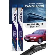 Dust Mazda 626 Hatchback Silecek Takımı 1991-1997 Uyumlu 530MM/500MM