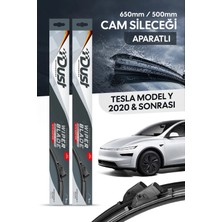Dust Tesla Model Y 2020-SONRASI Uyumlu Silecek Takımı 650MM/500MM S13