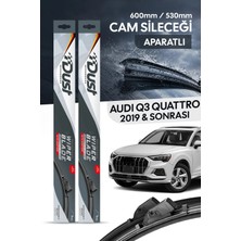 Dust Audi Q3 Quattro 2019-SONRASI Uyumlu Silecek Takımı 600MM/530MM S13
