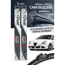 Dust Alfa Romeo Giulietta 2010-SONRASI Uyumlu Silecek Takımı 580MM/450MM S11-L