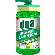 Doa Sıvı Bulaşık Deterjanı Süngerli Elma Kokulu 1000 ml