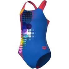 Arena G Dots Swimsuit Swim Pro Back Çok Renkli Kız Çocuk Yüzücü Mayosu 010745370