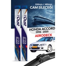 Dust Honda Accord Aerodeck Silecek Takımı 1998-2001 Uyumlu 550MM/480MM