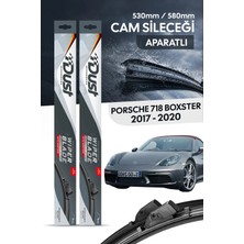 Dust Porsche 718 Boxster 2017-2020 Uyumlu Silecek Takımı 530MM/580MM S13