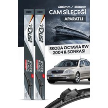 Dust Skoda Octavia Sw 2004-SONRASI Uyumlu Silecek Takımı 600MM/480MM S16