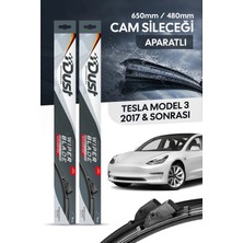 Dust Tesla Model 3 2017-SONRASI Uyumlu Silecek Takımı 650MM/480MM S13