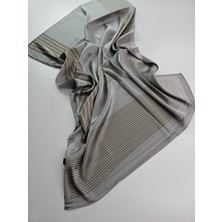 Tomris Şal Lüks Vual Ipek Şal Fular Vira Desen 70 x 180 cm