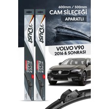 Dust Volvo V90 2016-SONRASI Uyumlu Silecek Takımı 600MM/500MM S13
