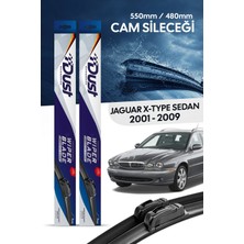 Dust Jaguar X-Type Sedan Silecek Takımı 2001-2009 Uyumlu 550MM/480MM