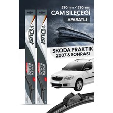 Dust Skoda Praktik 2007-SONRASI Uyumlu Silecek Takımı 530MM/530MM S16
